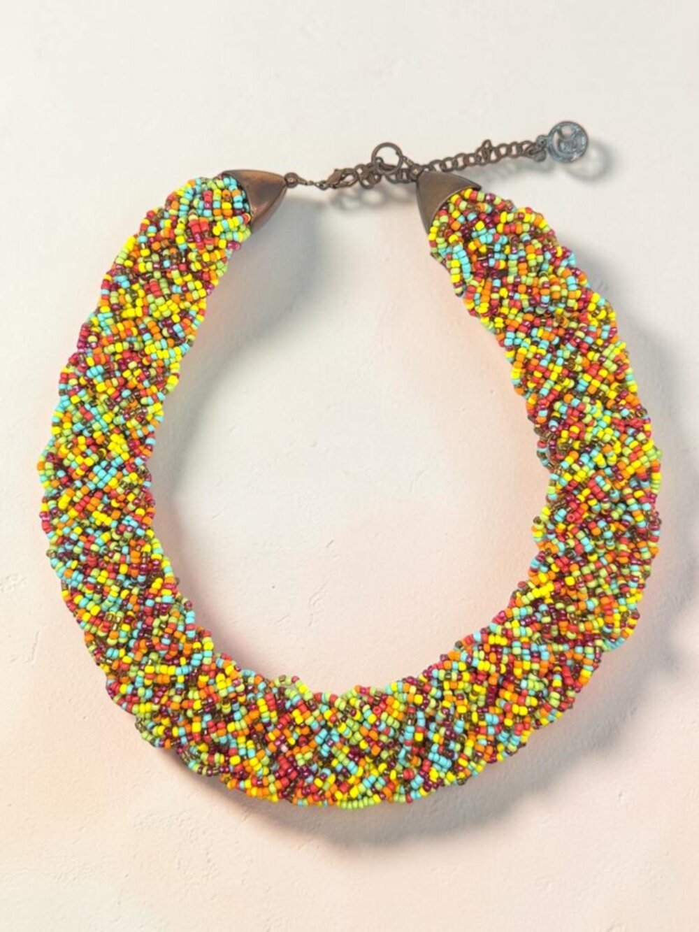 Erica Lyons Multi-Color Seed Bead Necklace